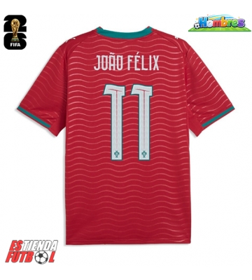 Portugal Joao Felix #11 Primera Equipación Mundial 2026 Manga Corta Portugal Joao Felix #11 Primera Equipación Mundial 2026 Manga Corta